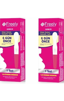 Freely Erken Gebelik Testi 1 Test x 2 Paket Freely Erken Gebelik Testi 1 Test x 2 Paket