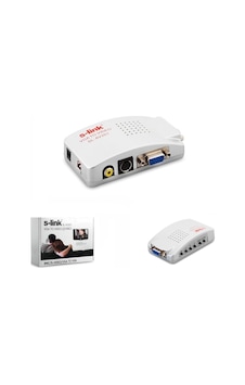 S-Link SL-AV201 Vga To Vıdeo Çevirici S-Link SL-AV201 Vga To Vıdeo Çevirici