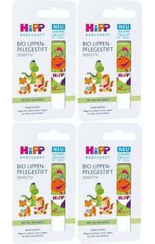 Hipp Babysanft Organik Dudak Nemlendiricisi 4.8gr 4 Lü Set Hipp Babysanft Organik Dudak Nemlendiricisi 4.8gr 4 Lü Set