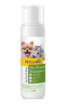 Petguard Aloe Veralı Kuru Köpük Şampuan 200 ML