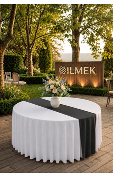Dertsiz Runner Ütü İstemez, Leke Tutmaz Düğün, Davet, Organizasyon, Otel, Restoranlar Ve Ev İçin Siyah Siyah Dertsiz Runner Ütü İstemez, Leke Tutmaz Düğün, Davet, Organizasyon, Otel, Restoranlar Ve Ev İçin Siyah Siyah