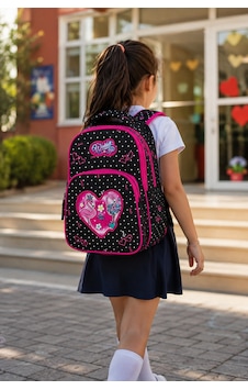 Benekli Flamingo Okul Sırt Çantası Yerli Üretim Çok Bölmeli Öğrenci Çantası 40x30x15 Cm Çok Renkli Benekli Flamingo Okul Sırt Çantası Yerli Üretim Çok Bölmeli Öğrenci Çantası 40x30x15 Cm Çok Renkli