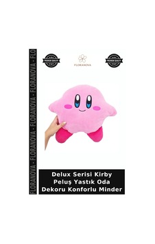 Delux Serisi Kirby Peluş Yastık Oda Dekoru Konforlu Minder Çok Renkli Delux Serisi Kirby Peluş Yastık Oda Dekoru Konforlu Minder Çok Renkli