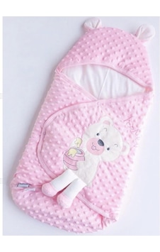 Cherub Baby Bebecix Sevimli Topitos Velboa Ayıcık Kundak Pembe Cherub Baby Bebecix Sevimli Topitos Velboa Ayıcık Kundak Pembe