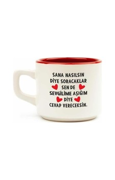 Palto Tasarım Sevgilime Aşığım Diye Cevap Vereceksin Beyaz Kupa - Hediye Seramik Kupa Açık Altın Palto Tasarım Sevgilime Aşığım Diye Cevap Vereceksin Beyaz Kupa - Hediye Seramik Kupa Açık Altın