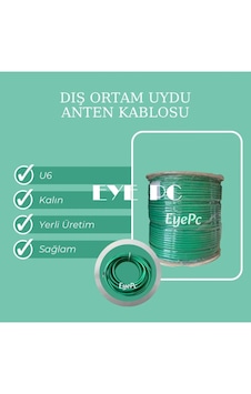 15 Metre Rg6/u6 Full Hd 3d 4k Anten Tv Çanak Uydu Lnb Kablosu Gold Uçlu F Konnektör Takılı Hazır Yeşil Dış Ortam 15 Metre Rg6/u6 Full Hd 3d 4k Anten Tv Çanak Uydu Lnb Kablosu Gold Uçlu F Konnektör Takılı Hazır Yeşil Dış Ortam