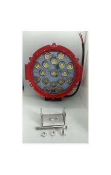 Off Road -çalışma Lambası 7inc 17led Kırmızı Kapak Beyaz Lens Off Road -çalışma Lambası 7inc 17led Kırmızı Kapak Beyaz Lens