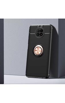 Xiaomi Redmi Note 9t Kılıf Zore Ravel Silikon Kapak Siyah-Rose Gold Xiaomi Redmi Note 9t Kılıf Zore Ravel Silikon Kapak Siyah-Rose Gold