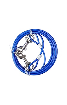 Sl310 5mm X 3 Metre Bahçe Bağlama Çelik Halat - Büyük Irk Köpek