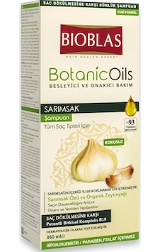 Bioblas Botanic Oils Sarımsak Özlü Şampuan 360 ML Bioblas Botanic Oils Sarımsak Özlü Şampuan 360 ML