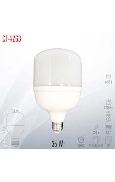 Cata Ct-4263 35w Torch Led Ampul Beyaz Işık Cata Ct-4263 35w Torch Led Ampul Beyaz Işık