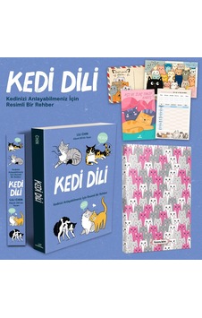 Kedi Dili - Kedinizi Anlayabilmeniz İc İn Resimli Bir Rehber - Lili Chin - Kartpostal - Ayrac - As I Kartı Ve S İrin Kulaklar Planlama Defteri Sku: Zeusstk966a5d56e5