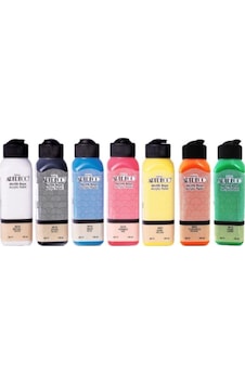 Akrilik Boya 140 Ml 7'li Set Çok Renkli Akrilik Boya 140 Ml 7'li Set Çok Renkli