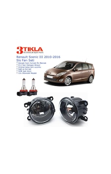 Renault Scenic Iıı 2010-2015 Sis Farı Set Oem: 8200074008 Renault Scenic Iıı 2010-2015 Sis Farı Set Oem: 8200074008