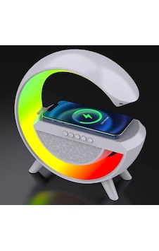 G Akıllı Işık Bluetooth Hoparlör Gökkuşağı 5w Hızlı Kablosuz Şarj Cihazı Rgb Işıklı Masa Lambası Hoparlör Telefon Görüşmesi Yapılabilir Bluetooth Bs-23 G Akıllı Işık Bluetooth Hoparlör Gökkuşağı 5w Hızlı Kablosuz Şarj Cihazı Rgb Işıklı Masa Lambası Hoparlör Telefon Görüşmesi Yapılabilir Bluetooth Bs-23