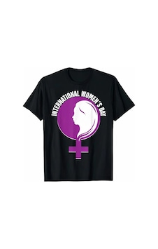 Defymoda 8 Mart Dünya Kadınlar Günü Baskılı Oversize Bisiklet Yaka T-shirt - Siyah Defymoda 8 Mart Dünya Kadınlar Günü Baskılı Oversize Bisiklet Yaka T-shirt - Siyah