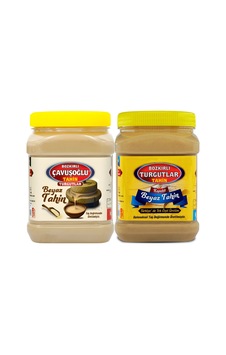 Bozkırlı Turgutlar Beyaz Tahin Kepeksiz 930 G + Kepekli 930 G Bozkırlı Turgutlar Beyaz Tahin Kepeksiz 930 G + Kepekli 930 G