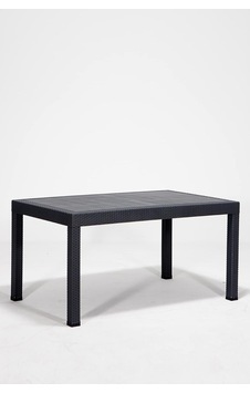 Rattan 90x150 Camsız Antrasit Masa - Bahçe&balkon&teras Diğer Rattan 90x150 Camsız Antrasit Masa - Bahçe&balkon&teras Diğer