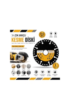 115 Mm Çok Amaçlı Kesme Diski 1 Adet Ahşap Metal Seramik Beton Pvc İnox Taş Kesim Diski 115 Mm Çok Amaçlı Kesme Diski 1 Adet Ahşap Metal Seramik Beton Pvc İnox Taş Kesim Diski