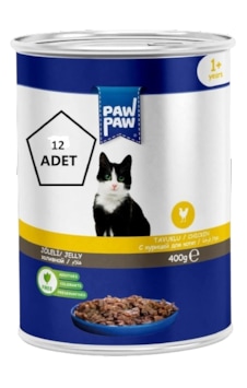 Paw Paw Joleli Tavuklu Yetişkin Kedi Konserve 12 x 400 G Paw Paw Joleli Tavuklu Yetişkin Kedi Konserve 12 x 400 G