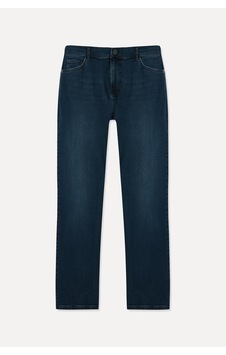 Mudo Erkek Erkek Koyu İndigo Slim Straight Fit Jean Pantolon 1264471