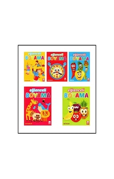 Ema Çocuk - Eğlenceli Boyama - 4 Faklı Kitap