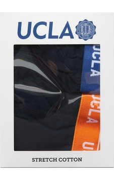 Ucla Irvıne Lacivert Mavi-turuncu Bel Bantlı Jakarlı Standard Fit Erkek Boxer Lacivert Mavi-turuncu Ucla Irvıne Lacivert Mavi-turuncu Bel Bantlı Jakarlı Standard Fit Erkek Boxer Lacivert Mavi-turuncu