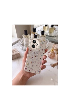 Honor 400 Taşlı Desenli Fiyonk Silikon Kılıf Gri Honor 400 Taşlı Desenli Fiyonk Silikon Kılıf Gri