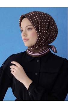 La Boutique Güz Yaz Serinliği Eşarp - Asm1280-15 Kahverengi La Boutique Güz Yaz Serinliği Eşarp - Asm1280-15 Kahverengi