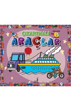 Çıkartmalı Araçlar - Çıkartma Etkinlik ve Boyama- Pal Sokağı