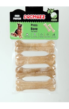 Dogmozz Premium Deri Pres Kahverengi Köpek Kemiği 12 CM 4'lü Dogmozz Premium Deri Pres Kahverengi Köpek Kemiği 12 CM 4'lü