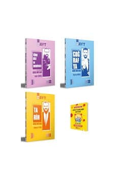 Benim Hocam Ayt Edebiyat Coğrafya Ve Tarih Ders Notları 3lü Set + Planlama Defteri