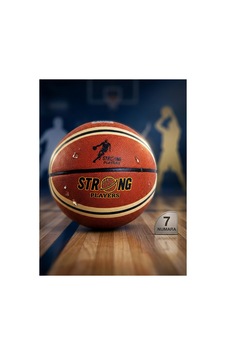 Basketbol Topu X-strong İç Dış Mekan Koyu Kahverengi 7 Numara Kahverengi