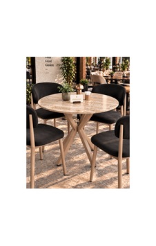 Mutfak Cafe Balkon Bahçe Restoran Yemek Masası 70x70 Cappuccino Traverten Yuvarlak Traverten - Kapuçino Traverten - Kapuçino Mutfak Cafe Balkon Bahçe Restoran Yemek Masası 70x70 Cappuccino Traverten Yuvarlak Traverten - Kapuçino Traverten - Kapuçino