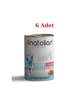 Anatolian Premium Puppy Lamb Kuzulu Parça Etli Yavru Köpek Konservesi 6 x 400 G Anatolian Premium Puppy Lamb Kuzulu Parça Etli Yavru Köpek Konservesi 6 x 400 G