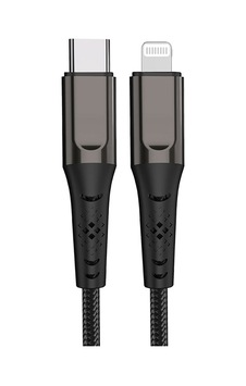 Micflip Type-c To Lightning Data Ve Şarj Kablosu Siyah Micflip Type-c To Lightning Data Ve Şarj Kablosu Siyah