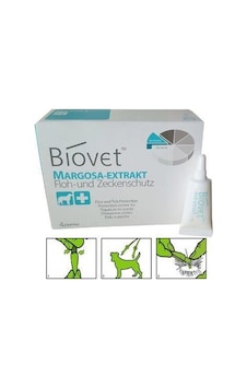 Biovet Orta Irk Köpekler için Bitkisel Pire ve Kene Damlası 4 Adet