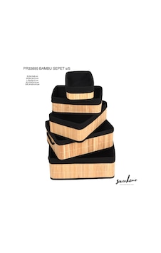 5 Li Bambu Sepet Naturel Astarlı Çok Amaçlı Saklama Kutusu-banyo Kozmetik Mutfak Dolap Orgenizeri Bej 651945230 Bej 5 Li Bambu Sepet Naturel Astarlı Çok Amaçlı Saklama Kutusu-banyo Kozmetik Mutfak Dolap Orgenizeri Bej 651945230 Bej