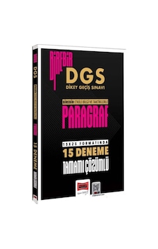 Yargı Yayınları Dgs Paragraf Birebir Tamamı Çözümlü 15 Deneme Yargı Yayınları Dgs Paragraf Birebir Tamamı Çözümlü 15 Deneme
