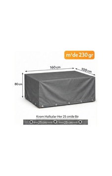 160x100x80 Cm Gri Renk Bahçe Mobilya Koruma Örtüsü M²/230 Gr Dokuma Branda Kuşgözü Kapsüllü Diğer 160x100x80 Cm Gri Renk Bahçe Mobilya Koruma Örtüsü M²/230 Gr Dokuma Branda Kuşgözü Kapsüllü Diğer