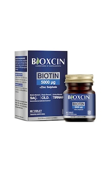 Bioxcin Biotin Tablet 5000Mcg Takviye Edici Gıda 60 Tablet Bioxcin Biotin Tablet 5000Mcg Takviye Edici Gıda 60 Tablet