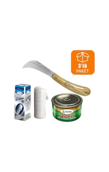 Burcu Aşı Bıçağı 19 Cm + Aşı Macunu + Aşı Bandı 3'lü Paket Burcu Aşı Bıçağı 19 Cm + Aşı Macunu + Aşı Bandı 3'lü Paket