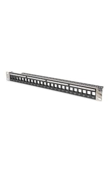 Digitus Dn-91411-Lf 24 Port Cat6 Zırhlı 1U Siyah Boş Patch Panel Digitus Dn-91411-Lf 24 Port Cat6 Zırhlı 1U Siyah Boş Patch Panel