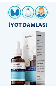 Black Natural İyot Damlası 150 Mcg %2'lik 75 Ml