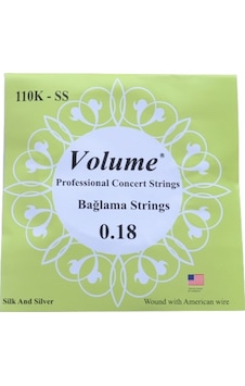Volume 110k Ss Profesyonel Kısa Sap Bağlama Teli 0 18 Volume 110k Ss Profesyonel Kısa Sap Bağlama Teli 0 18