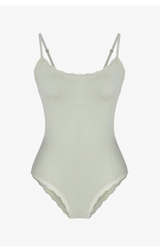 Penti Aloe Vera Mint Yeşili Lace Dantel Detaylı Bodysuit Mn71 Penti Aloe Vera Mint Yeşili Lace Dantel Detaylı Bodysuit Mn71