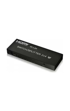 Inox-240 Splitter Hdmı Splitter 2x4 With Audio Output 3.5mm Stereo Or Inox-240 Splitter Hdmı Splitter 2x4 With Audio Output 3.5mm Stereo Or