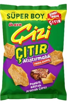 Çizi Çıtır - Peynirli&biftek Aromalı - Süper Boy - 120 Gram - 10 Adet Çizi Çıtır - Peynirli&biftek Aromalı - Süper Boy - 120 Gram - 10 Adet