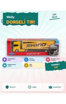Welly 1:64 Scania R730 Trailer 68021ss-f-gw Welly 1:64 Scania R730 Trailer 68021ss-f-gw