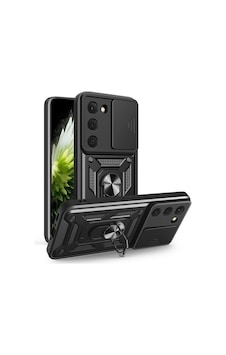 Maks Technology Tecno Spark 40 Pro Kılıf Magnetik Standlı Kamera Korumalı Mkst Sürgülü Vega Kapak - Siyah Maks Technology Tecno Spark 40 Pro Kılıf Magnetik Standlı Kamera Korumalı Mkst Sürgülü Vega Kapak - Siyah